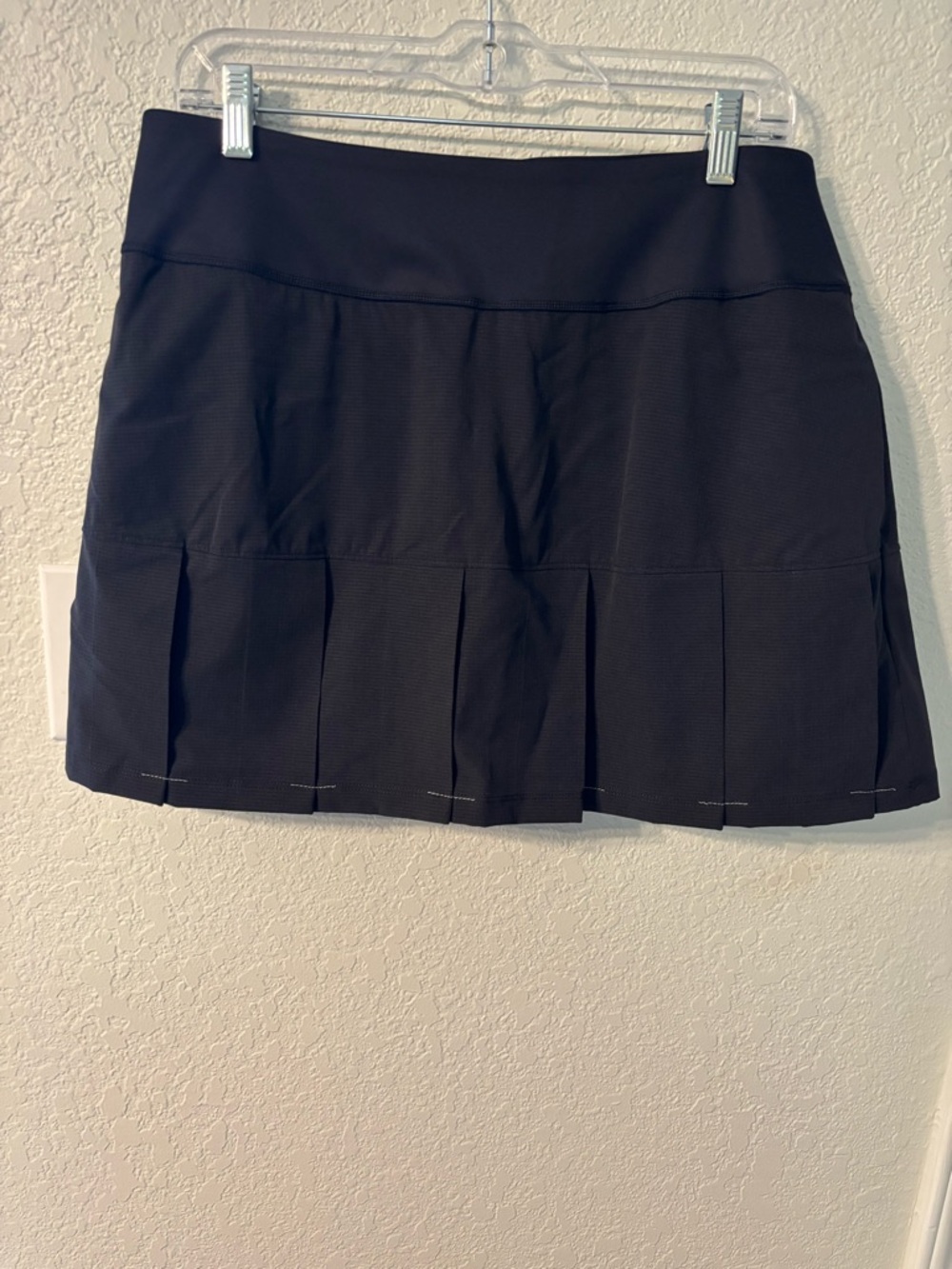 Puma Black Athletic Skort with Logo Detail